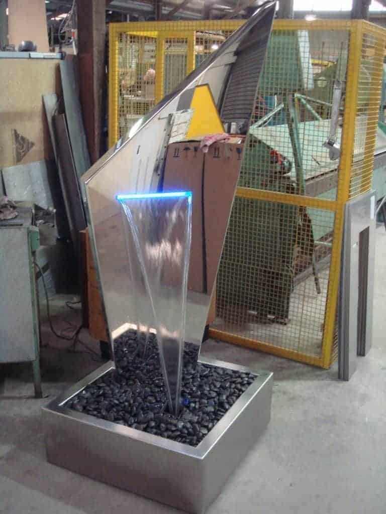 Custom Stainless Water Features